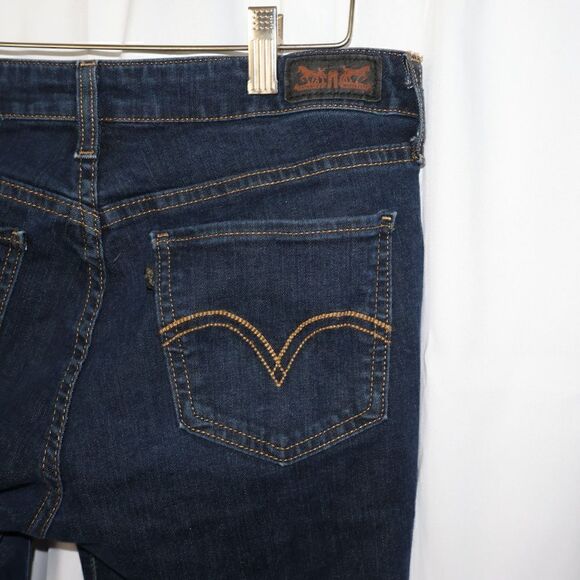 Levi's 535 Five Pocket Jean, Size 13M, Dark Wash, Short Rise, Skinny Leg - Picture 11 of 11
